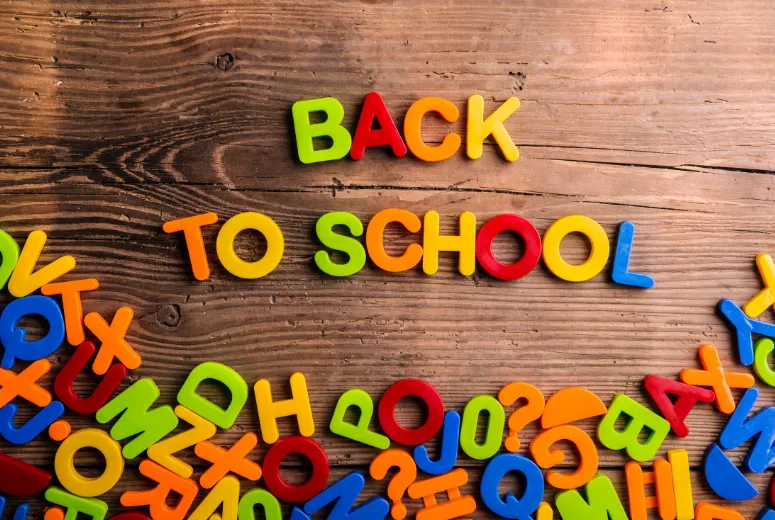Back to school letters